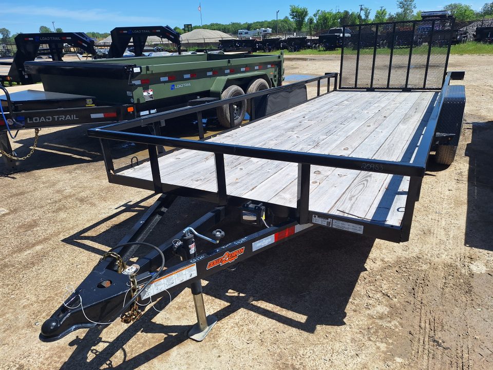 New 2025 Down 2 Earth Trailers 82x20 Lowside Landscape Trailer