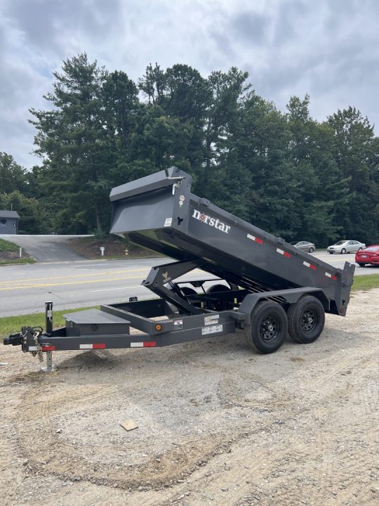 New 2026 Norstar DCB Series / 72" X 12' / 2-5,200# Electric Brake Axles / Scissor Hoist / Barn Door Rear Gates / Ramps