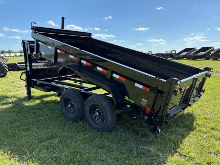 New 2026 Load Trail 83x14 Tandem 14K GN Dump Trailer W/ 2' Sides & Telescopic Hoist
