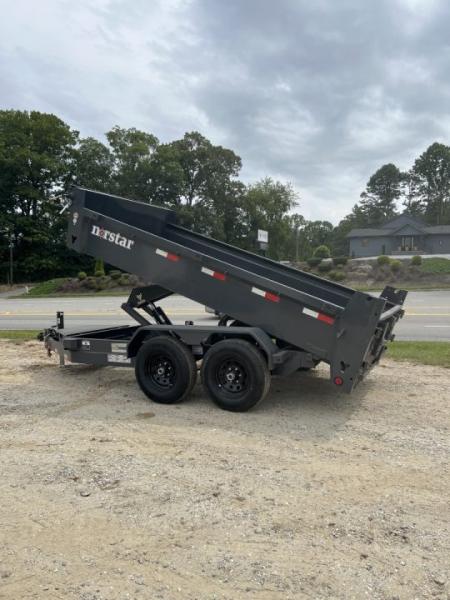 New 2026 Norstar DCB Series / 72" X 12' / 2-5,200# Electric Brake Axles / Scissor Hoist / Barn Door Rear Gates / Ramps