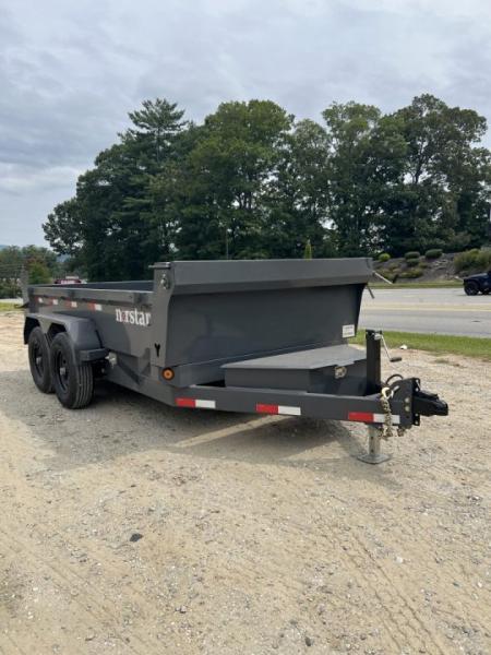 New 2026 Norstar DCB Series / 72  X 12' / 2-5,200# Electric Brake Axles / Scissor Hoist / Barn Door Rear Gates / Ramps