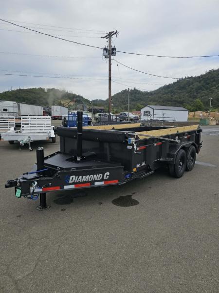 New DUMP 2026 Diamond C Trailers LPT207 14X82 PACESETTER 15,500 GVWR METALLIC GRAY