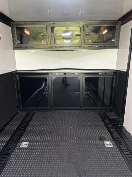 New 2026 Rock Solid Cargo 8.5x32 Race Trailer-Finished Interior-Triple 7000 TORSIONS -Carpet Walls-24ft Awning- Double Doors-E-Track-HD Ramp