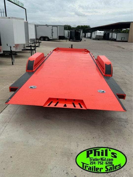 New Iron Bull 83X20 TILT TRAILER OPEN CAR HAULER STEEL DECK Equipment Trailer TILT TRAILER 5200LB AXLES