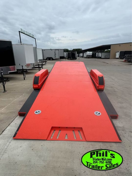 New Iron Bull 83X20 TILT TRAILER OPEN CAR HAULER STEEL DECK Equipment Trailer TILT TRAILER 5200LB AXLES