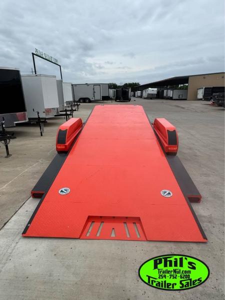 New Iron Bull 83X20 TILT TRAILER OPEN CAR HAULER STEEL DECK Equipment Trailer TILT TRAILER 5200LB AXLES