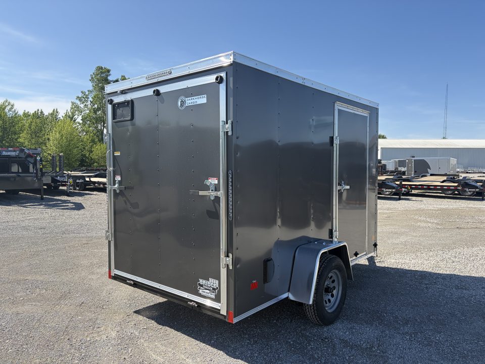 New 2026 Darkhorse Cargo DHW6X10SA30 (6' X 10') 2.9K V-Nose Cargo / Enclosed Trailer