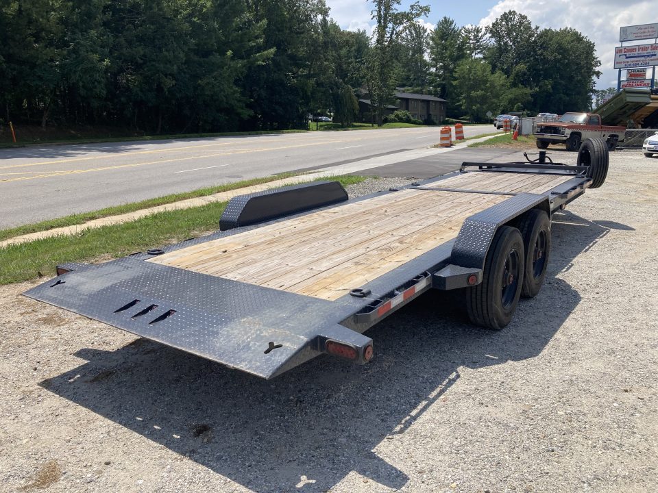 New 2026 Iron Bull Tilt Trailer / THB Series / 81" x 24 ' (8' Stationary 16' Tilt) / 2-10,000# Electric Brake Axles / Toolbox