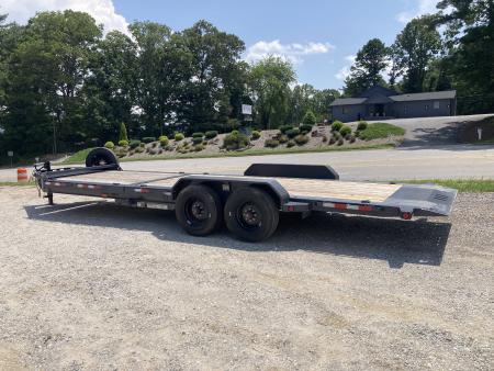 New 2026 Iron Bull Tilt Trailer / THB Series / 81  x 24 ' (8' Stationary 16' Tilt) / 2-10,000# Electric Brake Axles / Toolbox