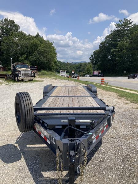 New 2026 Iron Bull Tilt Trailer / THB Series / 81" x 24 ' (8' Stationary 16' Tilt) / 2-10,000# Electric Brake Axles / Toolbox