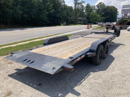 New 2026 Iron Bull Tilt Trailer / THB Series / 81" x 24 ' (8' Stationary 16' Tilt) / 2-10,000# Electric Brake Axles / Toolbox