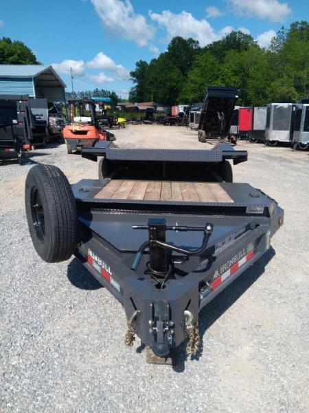 New 2026 IRON BULL Tilt Trailer / TWB Series / 102" x 20' (4' Stationary, 16' Tilt)/ 2-8,000# Electric Brake Axles / Toolbox / 215/75R17.5 Tires and wheels