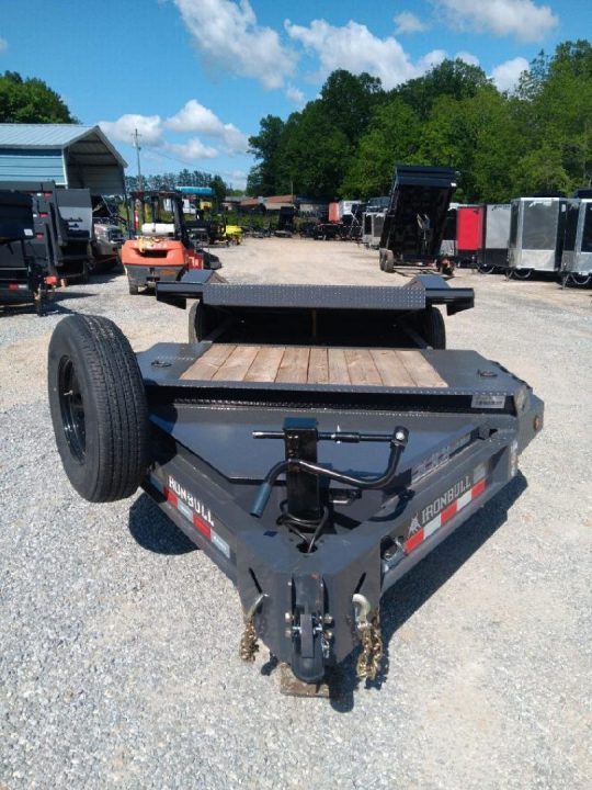 New 2026 IRON BULL Tilt Trailer / TWB Series / 102" x 20' (4' Stationary, 16' Tilt)/ 2-8,000# Electric Brake Axles / Toolbox / 215/75R17.5 Tires and wheels