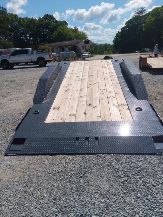 New 2026 IRON BULL Tilt Trailer / TWB Series / 102" x 20' (4' Stationary, 16' Tilt)/ 2-8,000# Electric Brake Axles / Toolbox / 215/75R17.5 Tires and wheels