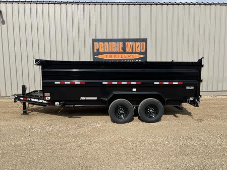 New 2027 PJ Trailers 16' DM High Side Dump Trailer