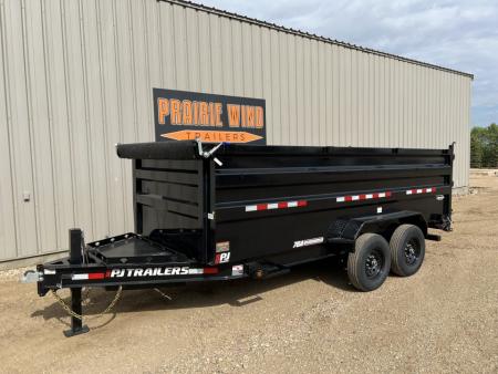 New 2027 PJ Trailers 16' DM High Side Dump Trailer