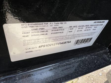 New 2027 PJ Trailers 16' DM High Side Dump Trailer