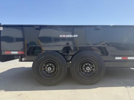 New 2026 Watchdog Black 7'x14' 14k Wrangler Dump Trailer