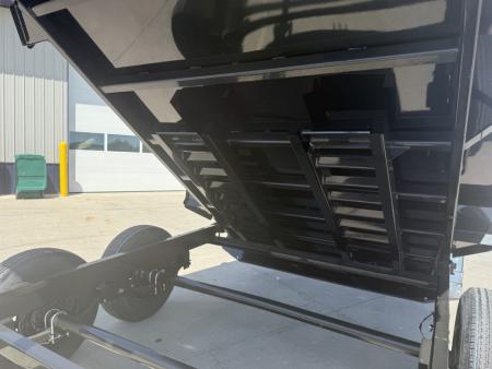 New 2026 Watchdog Black 7'x14' 14k Wrangler Dump Trailer