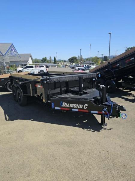New DUMP 2026 Diamond C Trailers LPT207 14X82 PACESETTER 15,500 GVWR LITHIUM UPGRADE ONYX BLACK