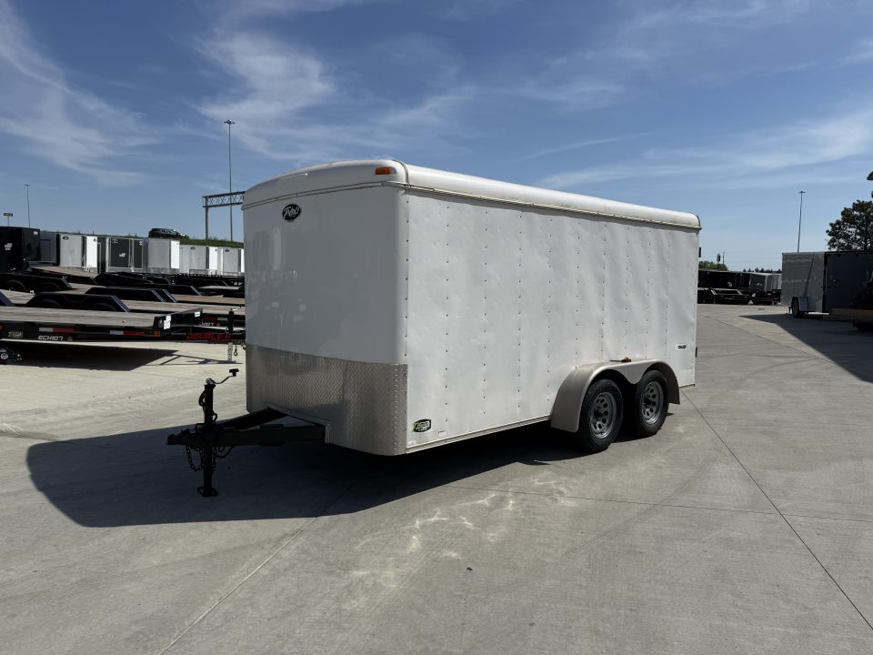 Used 2004 TN 7x14 Enclosed Doubles Doors Cargo Trailer
