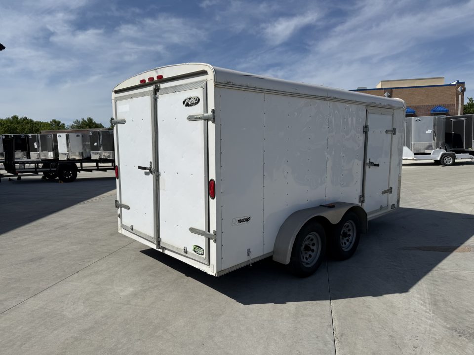 Used 2004 TN 7x14 Enclosed Doubles Doors Cargo Trailer