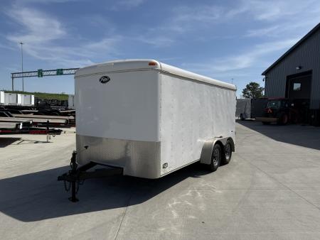 Used 2004 TN 7x14 Enclosed Doubles Doors Cargo Trailer