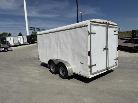 Used 2004 TN 7x14 Enclosed Doubles Doors Cargo Trailer