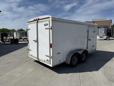 Used 2004 TN 7x14 Enclosed Doubles Doors Cargo Trailer