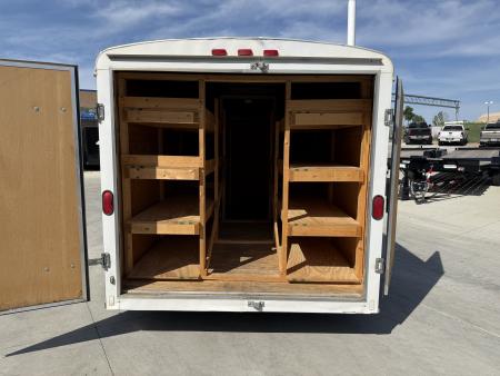 Used 2004 TN 7x14 Enclosed Doubles Doors Cargo Trailer