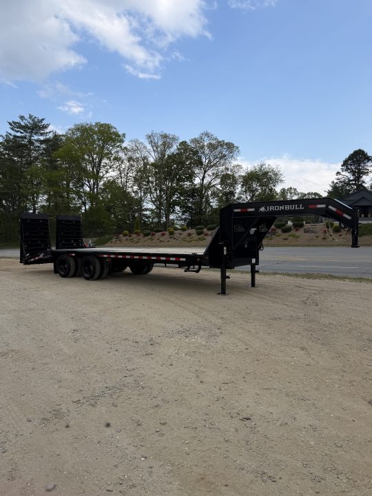 New 2026 Iron Bull Trailer / FLG Series / 102" Wide x 25' Long / 2-10,000# Electric Brake Axles / Rampage Ramps