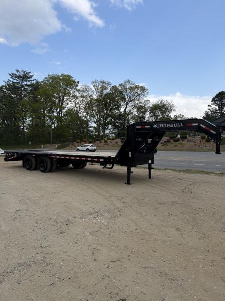 New 2026 Iron Bull Trailer / FLG Series / 102  Wide x 25' Long / 2-10,000# Electric Brake Axles / Rampage Ramps