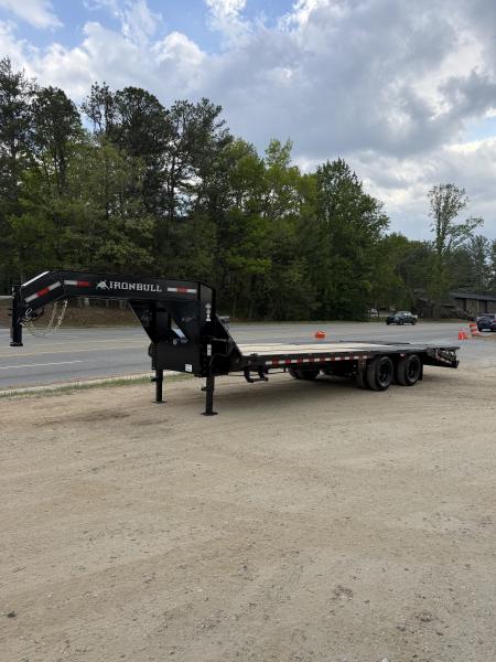 New 2026 Iron Bull Trailer / FLG Series / 102" Wide x 25' Long / 2-10,000# Electric Brake Axles / Rampage Ramps