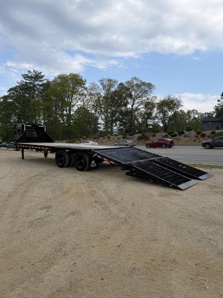 New 2026 Iron Bull Trailer / FLG Series / 102" Wide x 25' Long / 2-10,000# Electric Brake Axles / Rampage Ramps