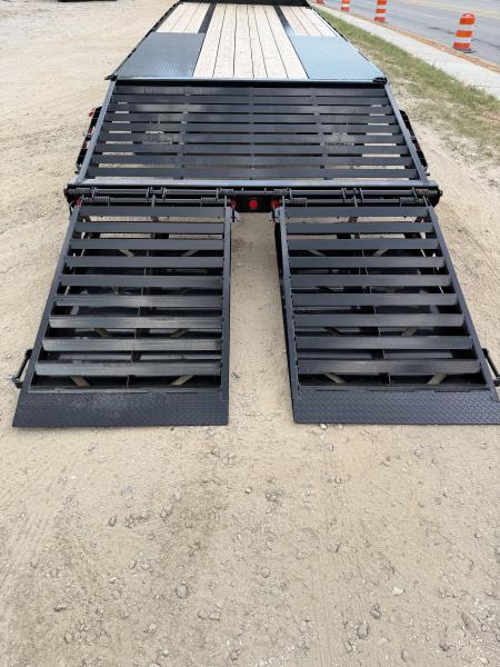 New 2026 Iron Bull Trailer / FLG Series / 102" Wide x 25' Long / 2-10,000# Electric Brake Axles / Rampage Ramps