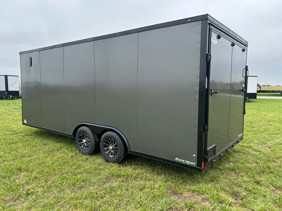 New 2026 Rock Solid 8.5x20 Tandem 10K Cargo w/ .080 Polycore Sides, 7' Interior Height, & Ramp Door