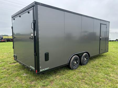 New 2026 Rock Solid 8.5x20 Tandem 10K Cargo w/ .080 Polycore Sides, 7' Interior Height, & Ramp Door