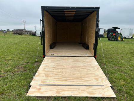 New 2026 Rock Solid 8.5x20 Tandem 10K Cargo w/ .080 Polycore Sides, 7' Interior Height, & Ramp Door
