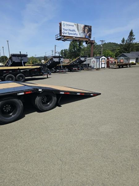 New 2027 Double A GHB208-30HBT GOOSENECK Equipment Trailer 30' W/HYDRAULIC DOVETAIL