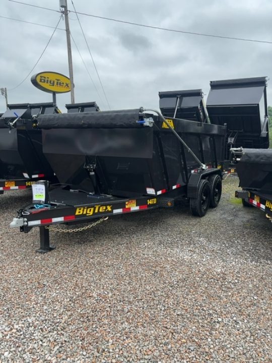 New 2026 Big Tex Trailers 7x14 14TDX 4' sides Dump Trailer