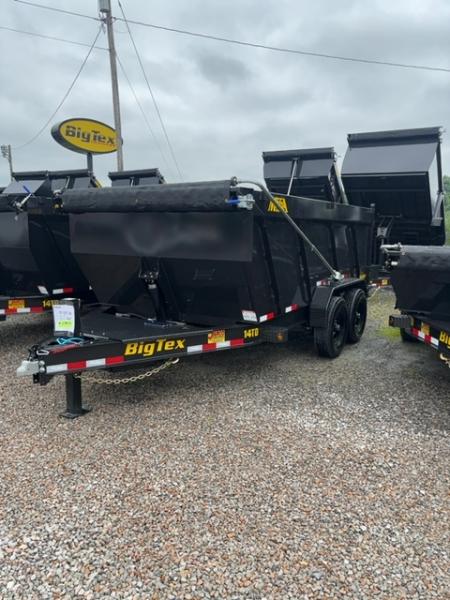 New 2026 Big Tex Trailers 7x14 14TDX 4' sides Dump Trailer