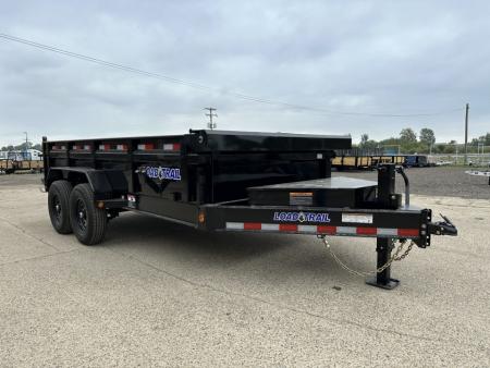 New 2026 Load Trail (SCRATCH AND DENT) (DEMO) 83x14 Low-Pro 14k w/2 Ft Sides & 7ga Floor Dump Trailer