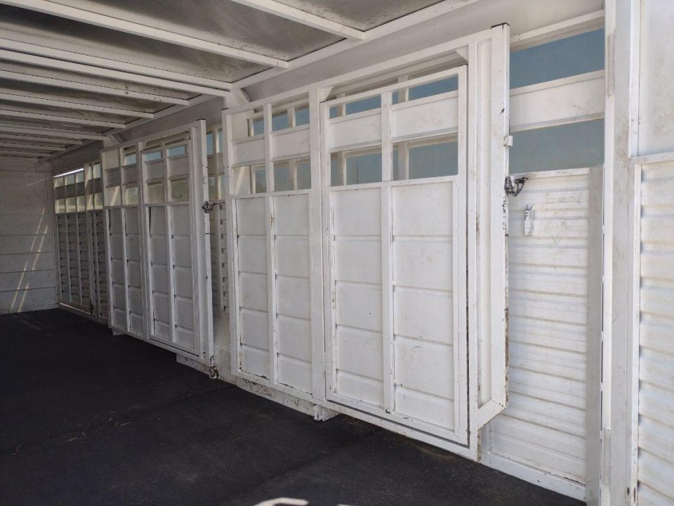 Used 2022 Trails West 28' Hotshot Stock / Stock Combo Trailer