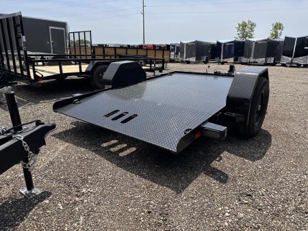 New 2026 Load Trail 77x10 7k Scissor W/O Front Rail Tilt Trailer