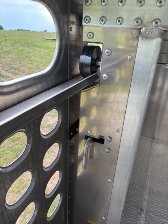 New 2027 EBY 6'11x24 Tandem 14K Livestock Trailer W/ Punch Sides & Floating Front Gate