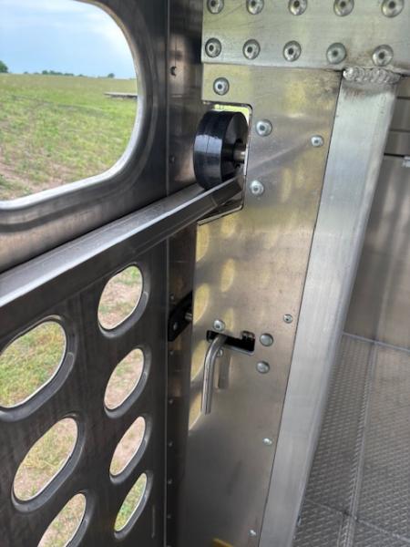 New 2027 EBY 6'11x24 Tandem 14K Livestock Trailer W/ Punch Sides & Floating Front Gate