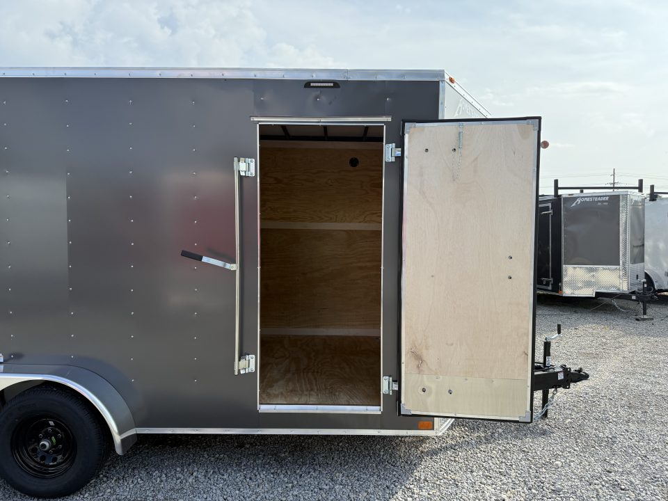 New 2026 Homesteader Trailer 7x12x7 Intrepid HD Ramp Door Package W/ 5200# Axles & Polycor Cargo / Enclosed Trailer