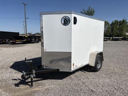 New 2026 Darkhorse Cargo DHW5X8SA30 (5' x 8') 2.9K V-Nose Cargo / Enclosed Trailer