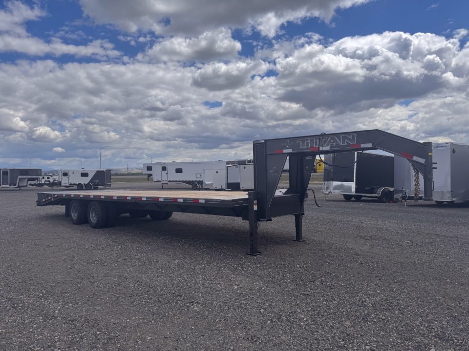 New 2026 Titan Trailer 24'+6' GN Equipment Trailer