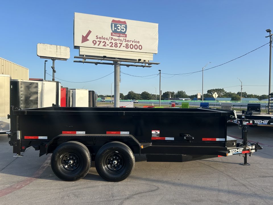New 2026 Top Hat Trailers DE14 14X83X2 Dump Trailer